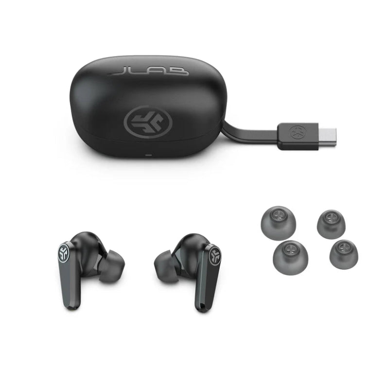 JLAB Earbuds JLab  Go Pods ANC True Wireless Earbuds Black