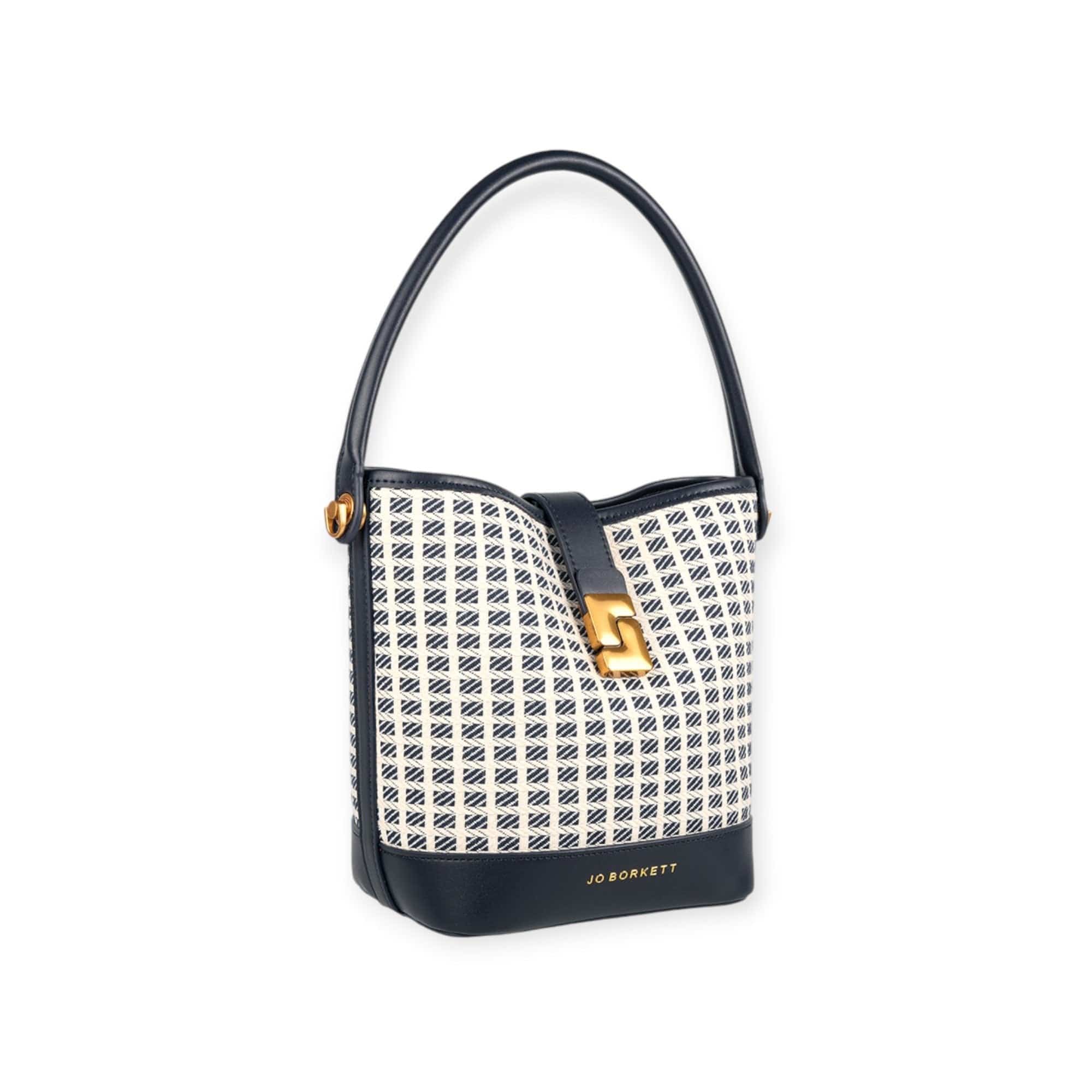 Jo Borkett Ladies Handbags Jo Borkett Jacquard Bucket Bag JBH103296 (7808358940761)