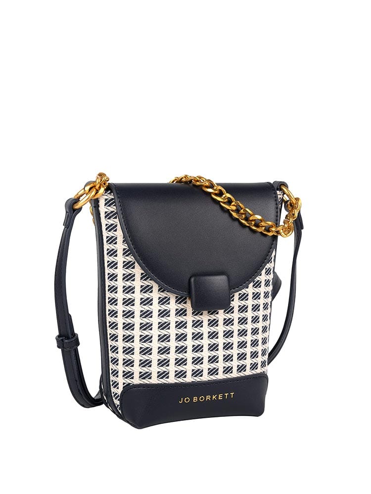 Jo Borkett Ladies Handbags Jo Borkett Jacquard Small Crossbody Sling JBH103256 (7808360906841)