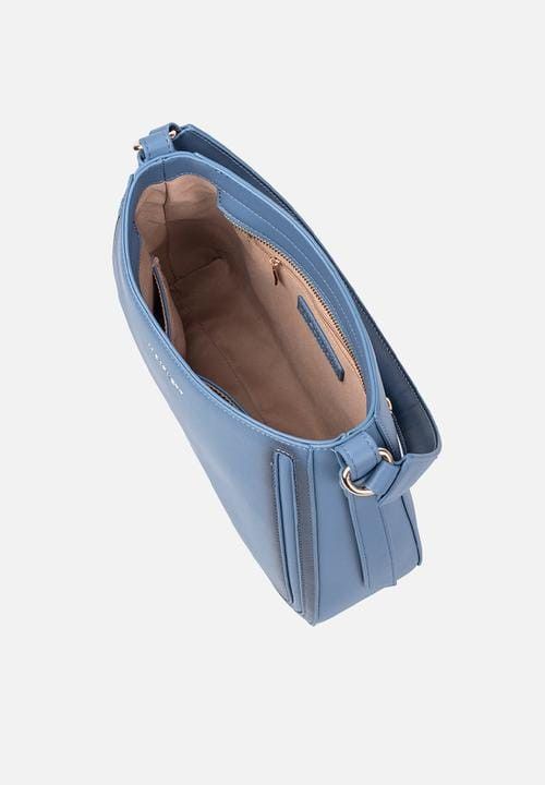 Jo Borkett Ladies Handbags JO Borkett Kai Shoulderbag Blue JBH116056