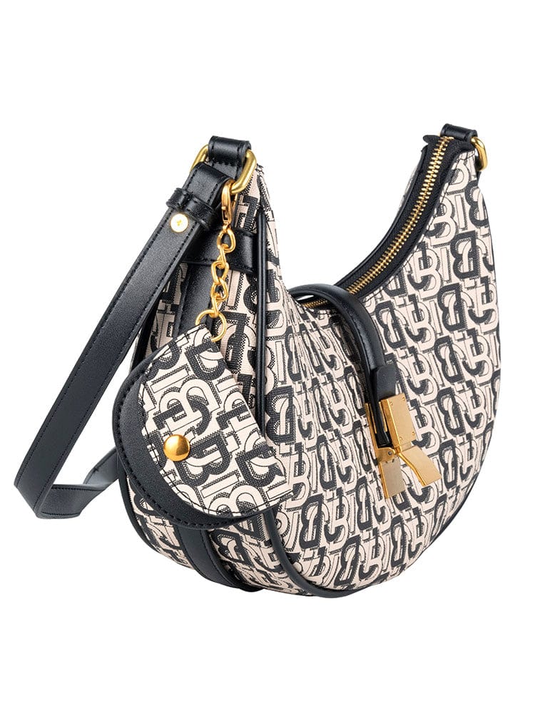 Jo Borkett Ladies Handbags Jo Borkett Monogram Shoulder Bag JBH105300