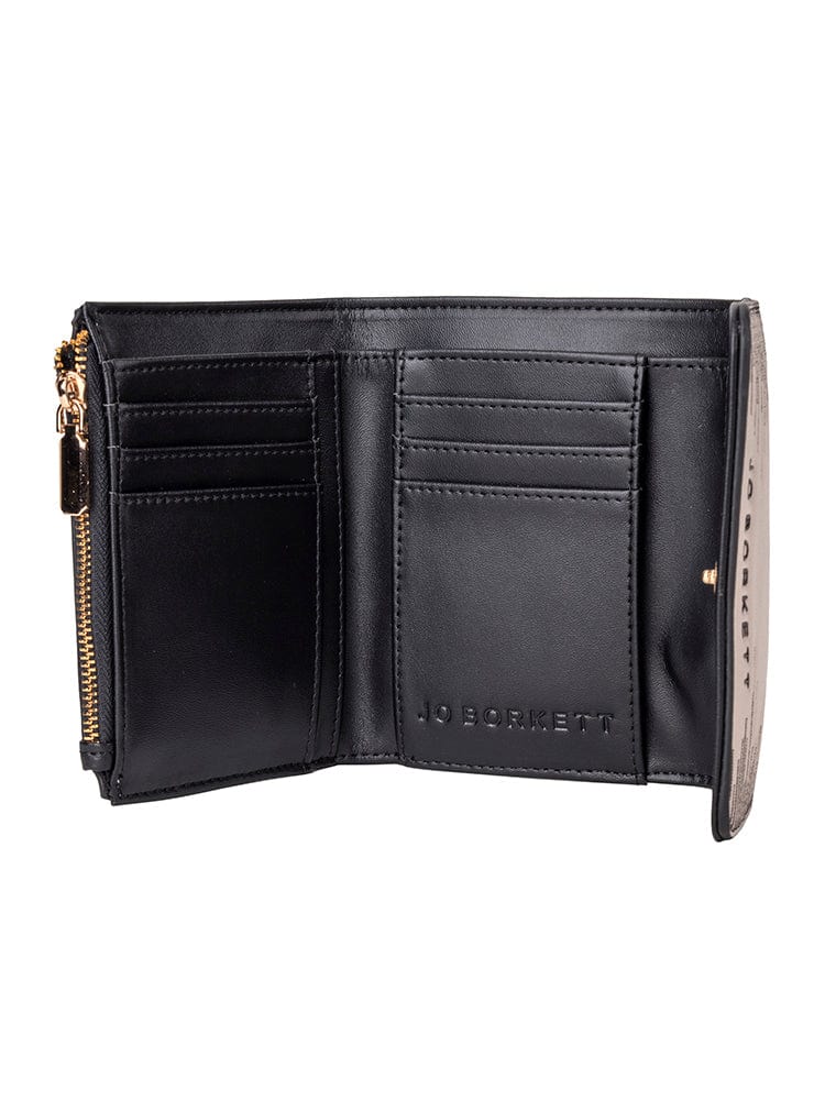 Jo Borkett Wallets Jo Borkett Tear Drop Small Trifold Purse JBH100461 (7768812093529)