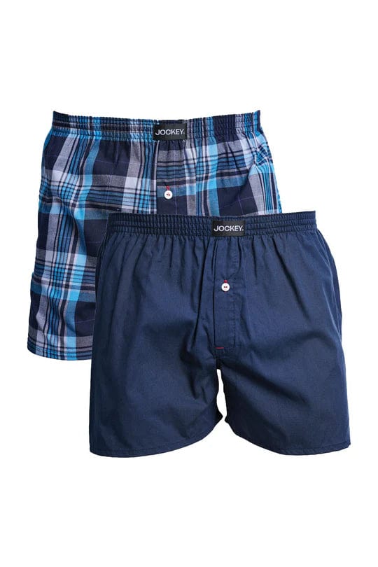 Jockey Underwear Jockey Classic 2 Pack Woven Boxer (7808643891289)