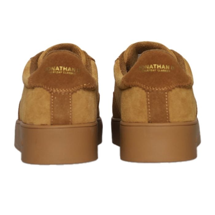 Jonathan D Casual Shoes Jonathan D Cort Genuine Leather Sneaker Mens Toffee