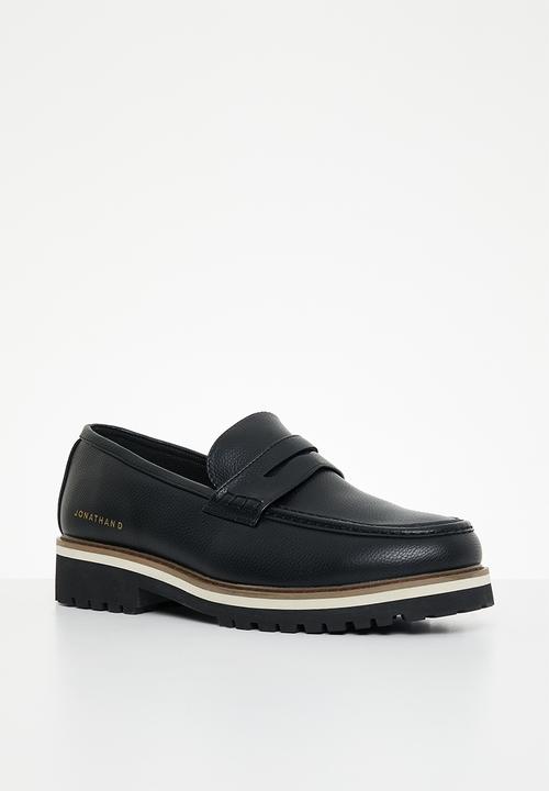 Jonathan D Casual Shoes Jonathan D Penny Moc Pebble Black (7520819871833)
