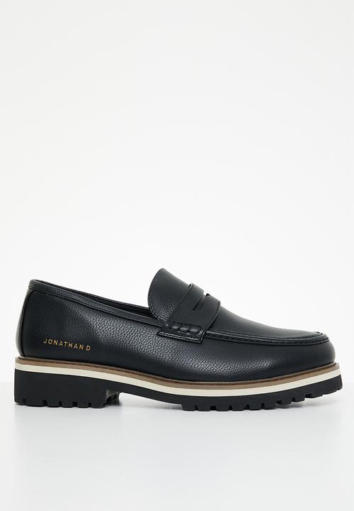 Jonathan D Casual Shoes Jonathan D Penny Moc Pebble Black (7520819871833)