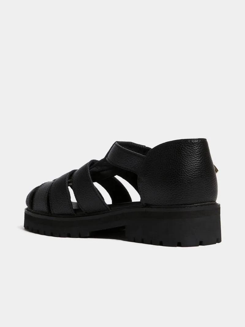 Jonathan D Sandals Jonathan D Sammy Black Sandals (7816818786393)