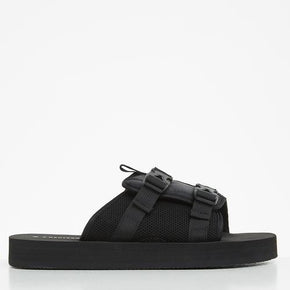 Jonathan D Sandals Size Uk Five Jonathan D J Jack Nylon & Mesh Sandals Black (7521060913241)