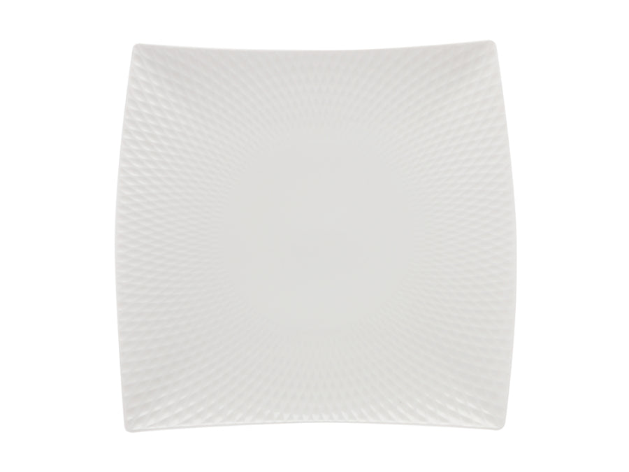 Maxwell & Williams White Basics Diamonds Square Platter 30.5cm JX260130
