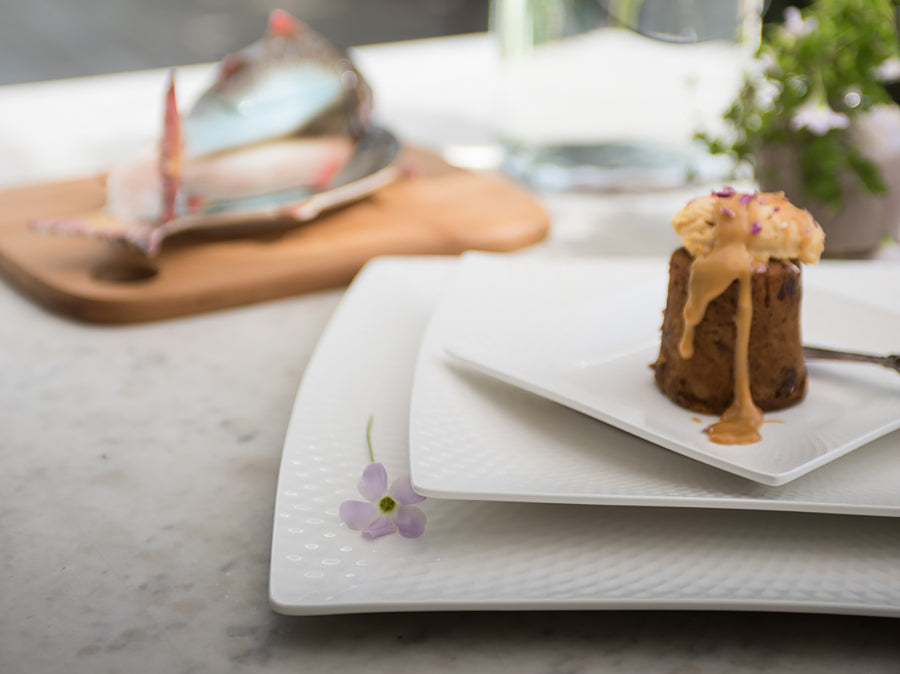 Maxwell & Williams White Basics Diamonds Square Platter 30.5cm JX260130