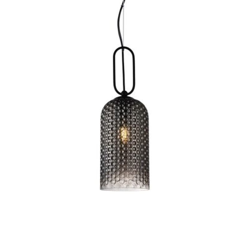 K-Light PENDANT K Light A-KLCH-9183/SM 230v 60W Cypress Pendant Smoke Glass and Matt Black