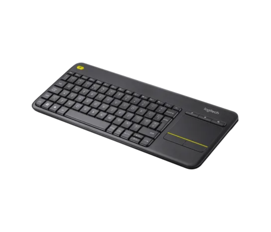 Logitech K400 Plus Touch Wireless Keyboard.