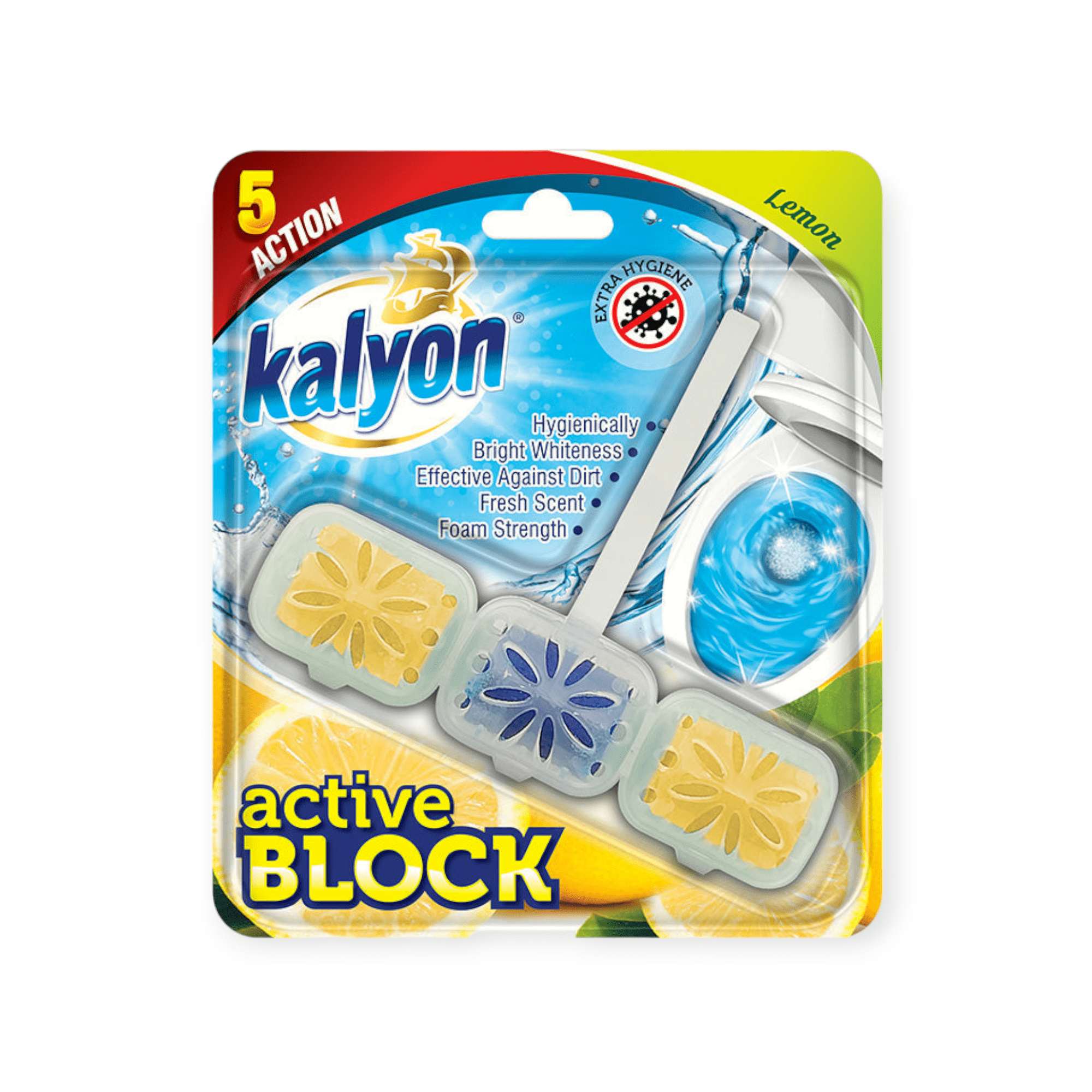 Kalyon Active Block Kalyon Active Toilet Block Lemon 57g MM00.6011 (7782980124761)