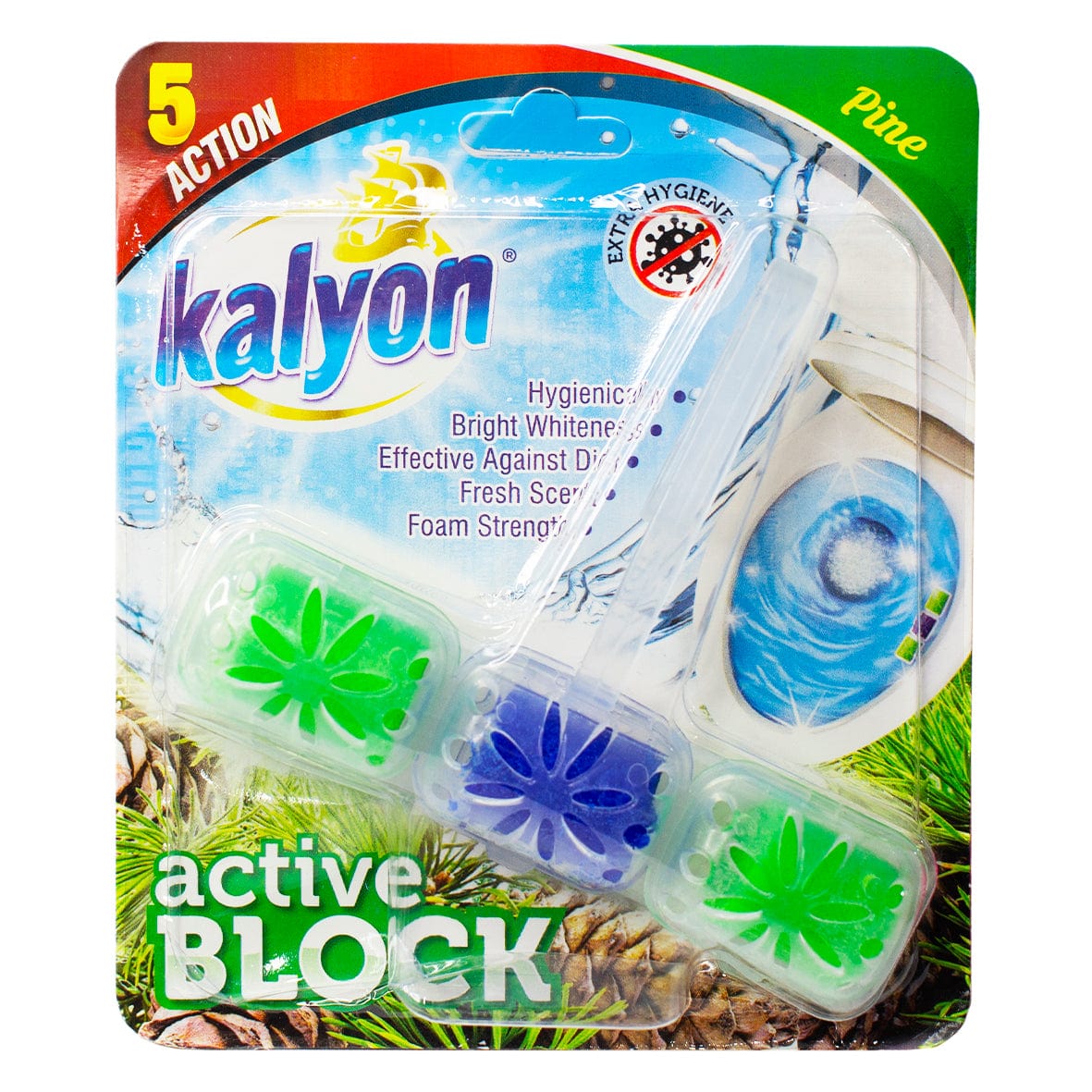 Kalyon Active Block Kalyon Active Toilet Block Pine 57g MT00.6010
