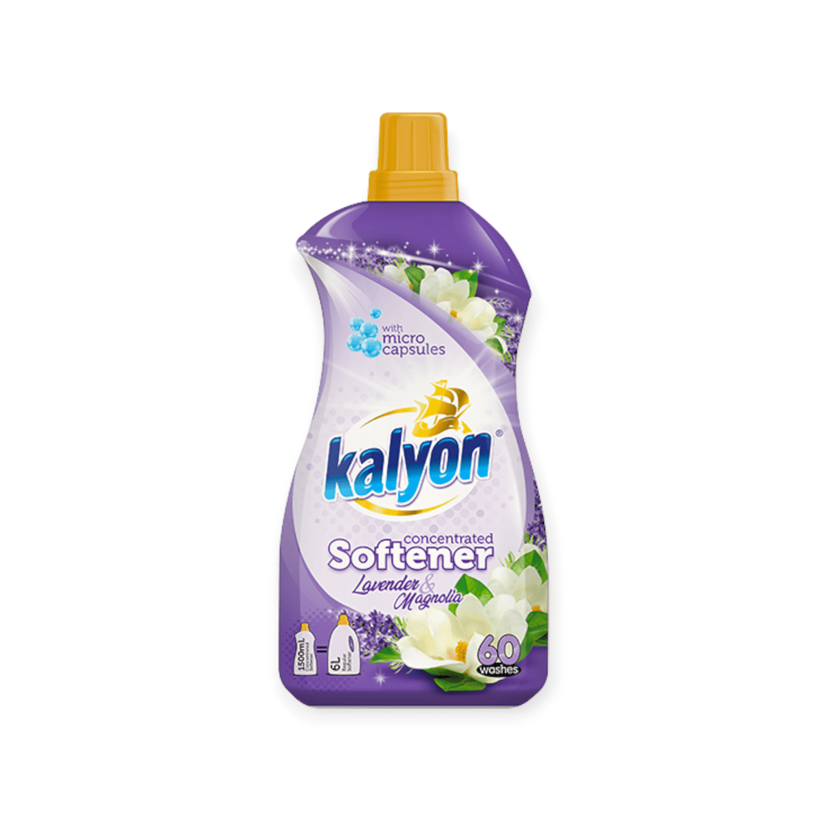 Kalyon Laundry Soft Kalyon Extra Softener Lavender & Magnolia 1500ml MM08.0561 (7782802554969)