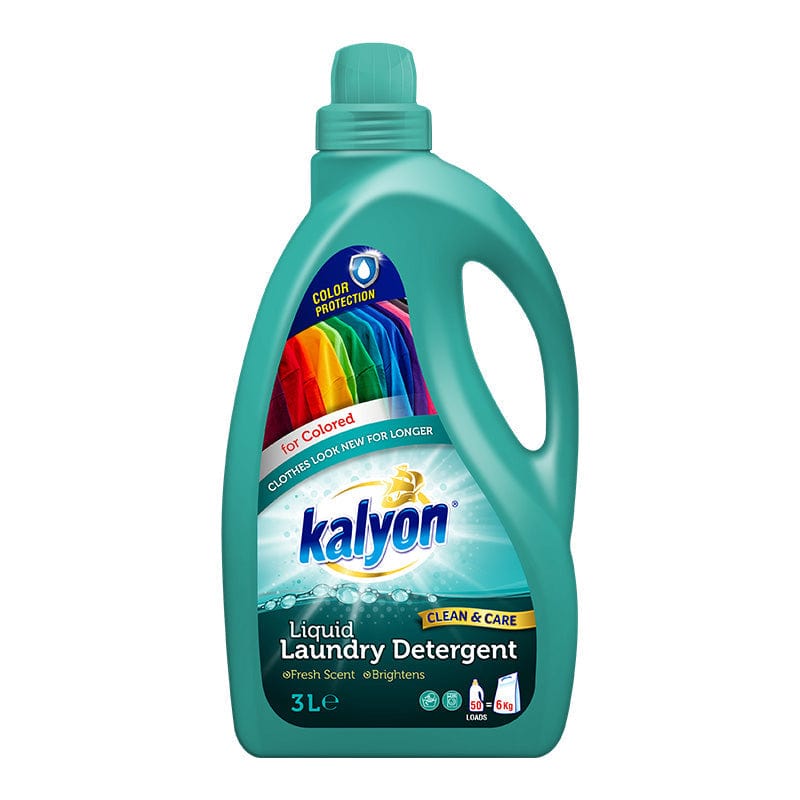 Kalyon Liquid Laundry Kalyon Liquid Laundry Detergent Color 3 Litre MM00.2058 (7783217692761)