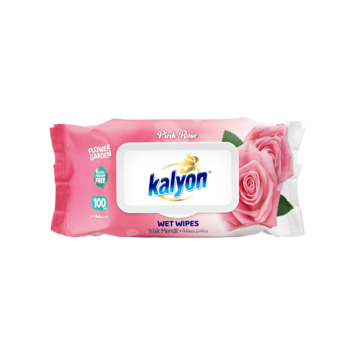 Kalyon Wipes Kalyon Wet Wipes 72s Pink Rose MM00.0003 (7782759825497)