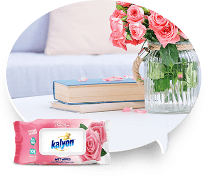Kalyon Wipes Kalyon Wet Wipes 72s Pink Rose MM00.0003 (7782759825497)