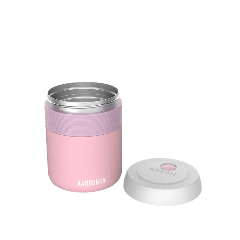 Kambukka LUNCH BOX Kambukka Bora Double Wall Insulated Lunch Box Deep Teal 600 ml Baby Pink