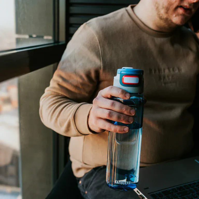 Kambukka Water Bottle Kambukka Elton Water Bottle Niagara Blue 1000ml Tritan