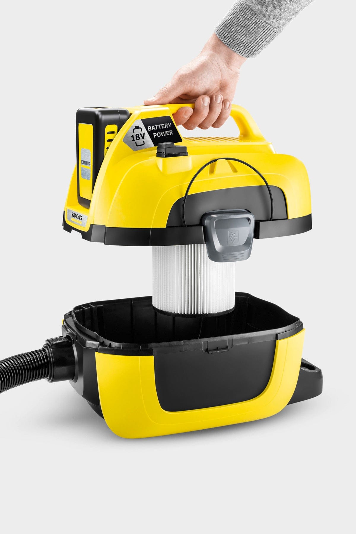 KARCHER Vacuum Cleaner Karcher Battery Wet And Dry Vacuum Cleaner WD 1 Compact Battery Set 1.198-301.0 (7738958708825)