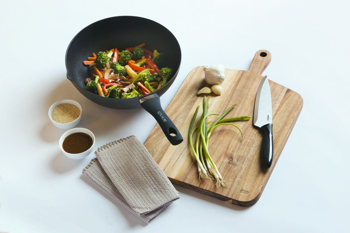 Ken Hom FRYING PAN Ken Hom Excellence Pressed Wok 30cm KH430006 (7291961606233)