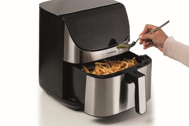 Kenwood AIR FRYER Kenwood 1800W Healthy Air Fryer 7L Stainless Steel HFM80.000SS (7306962960473)