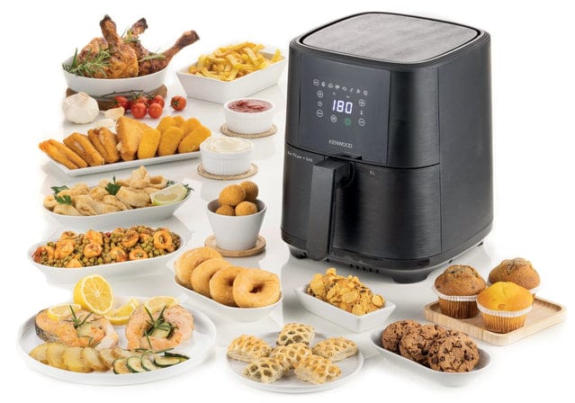 Kenwood AIR FRYER Kenwood 6L Air Fryer with Grill Function HFP60.000BK (7914699685977)