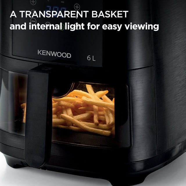 Kenwood AIR FRYER Kenwood 6L Air Fryer with Grill Function & Window - HFG60.000BK (7914699161689)