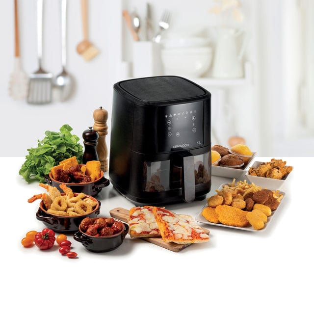Kenwood AIR FRYER Kenwood 6L Air Fryer with Grill Function & Window - HFG60.000BK (7914699161689)