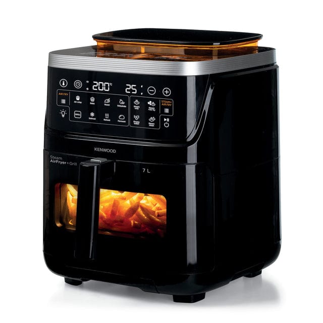 Kenwood AIR FRYER Kenwood 7L Air Fryer & Steamer (3-in-1 ) with Window HFS92.000BK (7914701324377)