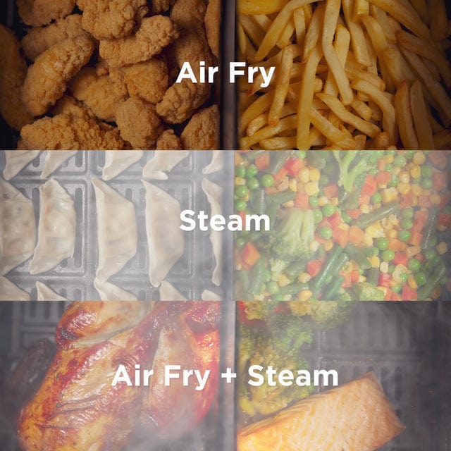 Kenwood AIR FRYER Kenwood 7L Air Fryer & Steamer (3-in-1 ) with Window HFS92.000BK (7914701324377)