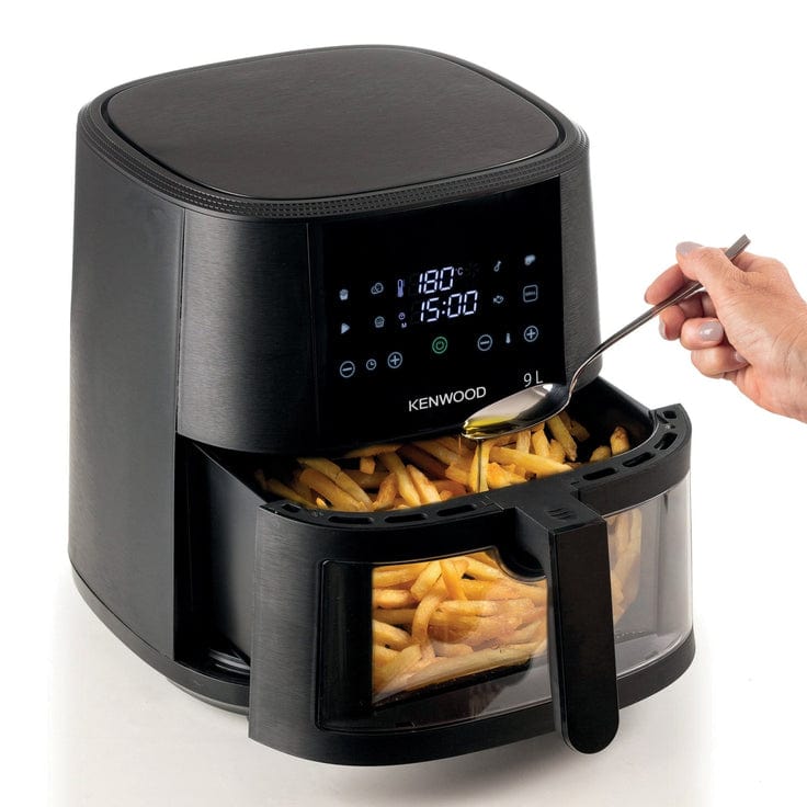 Kenwood AIR FRYER Kenwood 9L Air Fryer with Grill Function & Window HFG92.000BK (7885956546649)