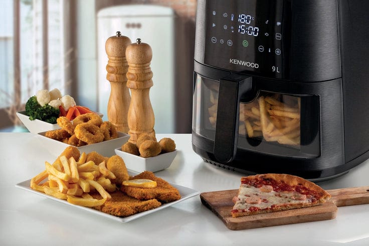 Kenwood AIR FRYER Kenwood 9L Air Fryer with Grill Function & Window HFG92.000BK (7885956546649)