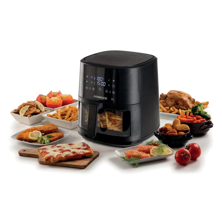 Kenwood AIR FRYER Kenwood 9L Air Fryer with Grill Function & Window HFG92.000BK (7885956546649)