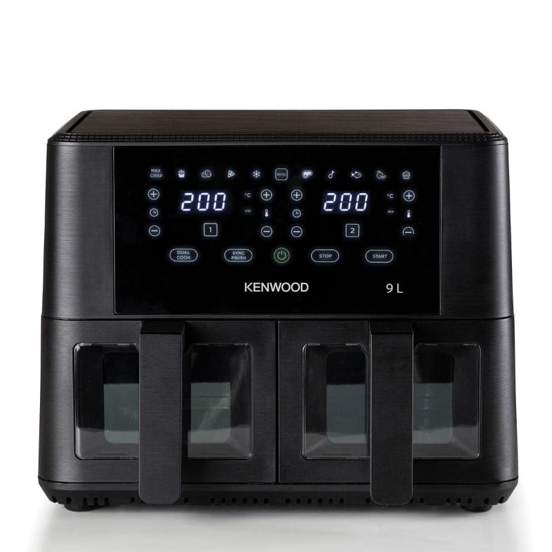 Kenwood AIR FRYER Kenwood 9L kHealthy Dual Basket Air Fryer with Window HFG95.000BK (7914696605785)