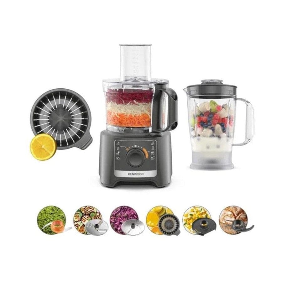 Kenwood Food Processor Kenwood Everyday Essentials Food Processor & Blender 2L FDP03.50GY (7885893009497)