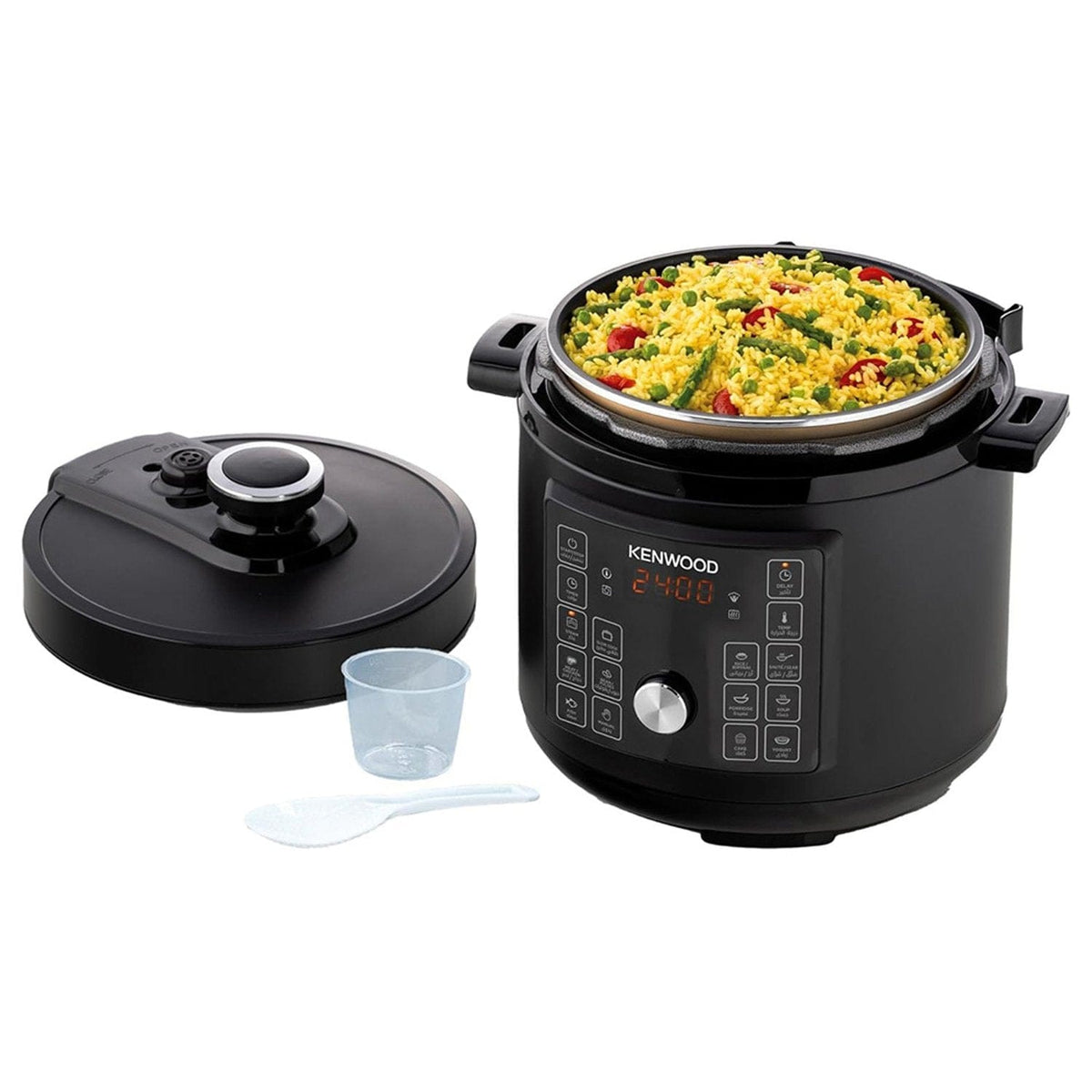 Kenwood Pressure Cooker Kenwood 6L Pressure Cooker 16-in-1 Black PCM90.000BK