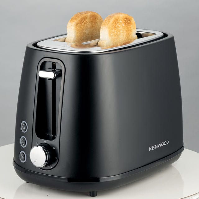 Kenwood TOASTER Kenwood Elementa Stainless Steel 2 Slice Toaster Matt Black TCM37.000BK