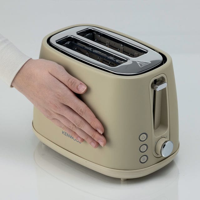 Kenwood TOASTER Kenwood Elementa Stainless Steel 2 Slice Toaster Matt Champagne TCM37.000CP
