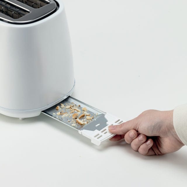 Kenwood TOASTER Kenwood Elementa Stainless Steel 2 Slice Toaster Matt White TCM37.000WH