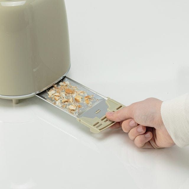 Kenwood TOASTER Kenwood Eterna Plastic 2 Slice Toaster Glossy Beige TCP31.000BG