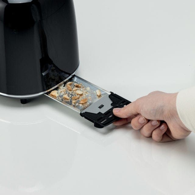 Kenwood TOASTER Kenwood Eterna Plastic 2 Slice Toaster Glossy Black TCP31.000BK