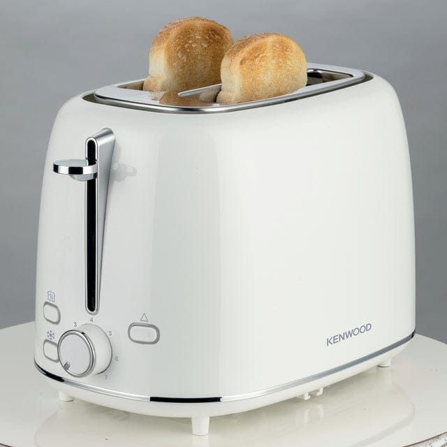 Kenwood TOASTER Kenwood Eterna Plastic 2 Slice Toaster Glossy White TCP31.000WH