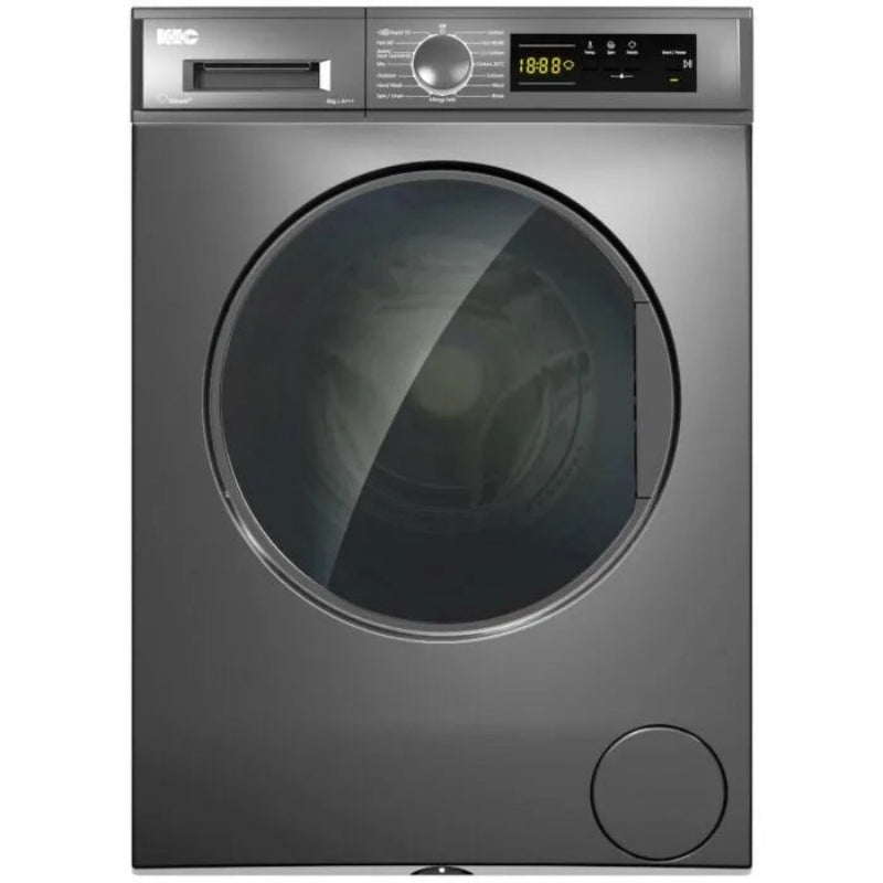KIC WASHING MACHINE KIC 8kg Front Loader Washing Machine-Gray KFL812GR