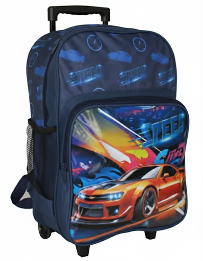 KIDDIES BAG Backpacks Orange KIDDIES School – Kiddies Trolley Bag S-577