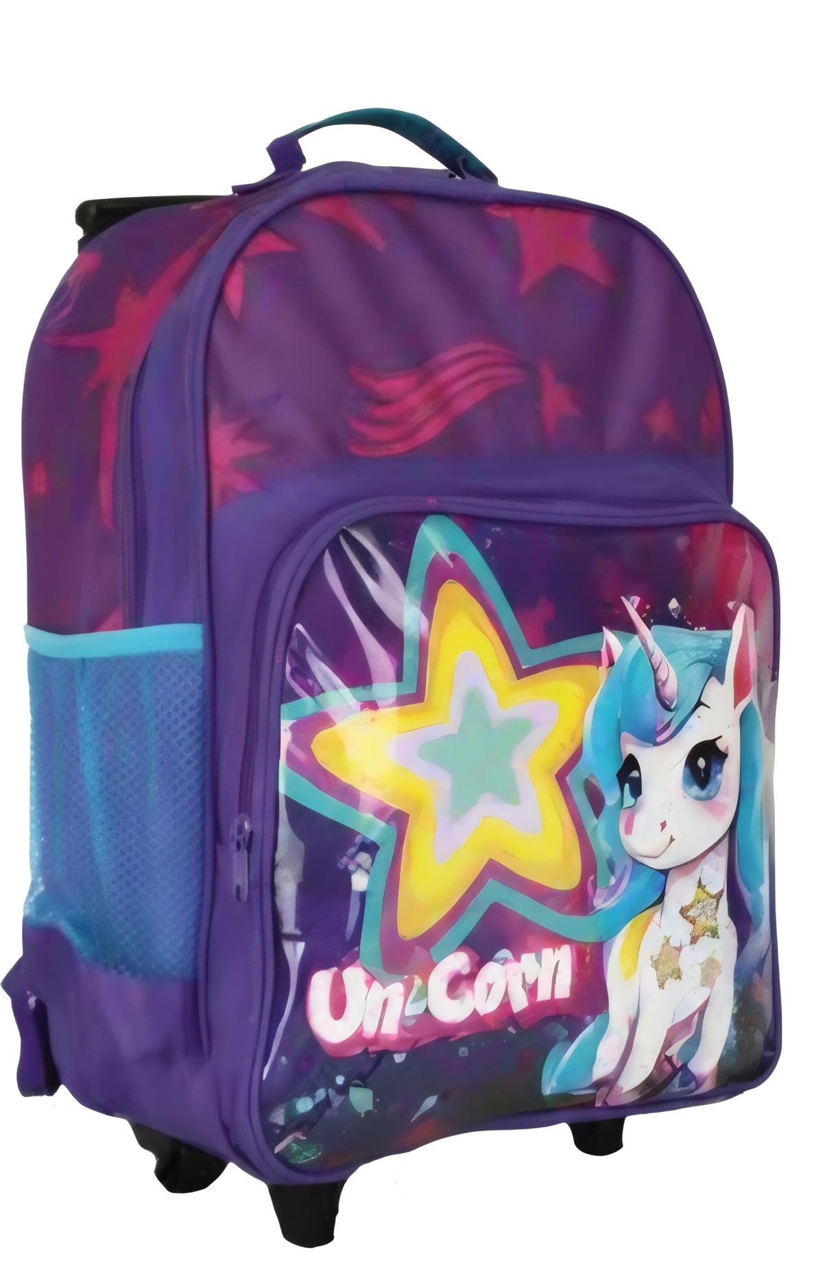 KIDDIES BAG Backpacks Purple KIDDIES School – Kiddies Trolley Bag S-577