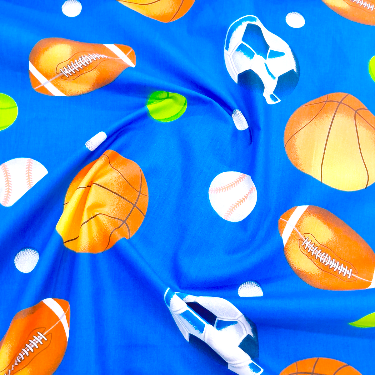 Kids Fabrics Sheeting Fabrics 100% Printed Cotton Sheeting Sport 240 cm