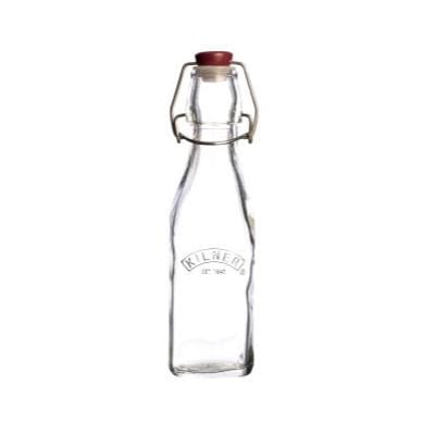 Kilner Universal Jar Kilner Clip Top Square Bottle 0.25 Litre KL0025470 (7802482884697)