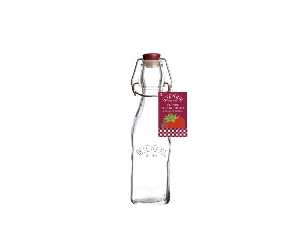 Kilner Universal Jar Kilner Clip Top Square Bottle 0.25 Litre KL0025470 (7802482884697)